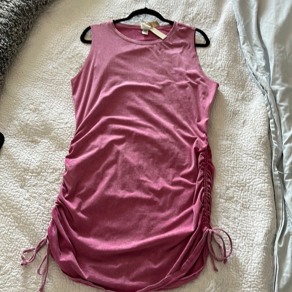 VS Pink cute XL tie string dress